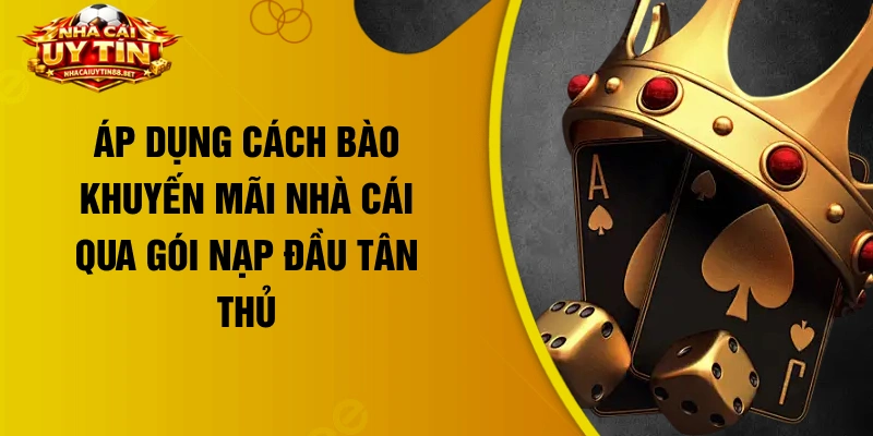 Áp dụng cách bào khuyến mãi nhà cái qua gói nạp đầu tân thủ